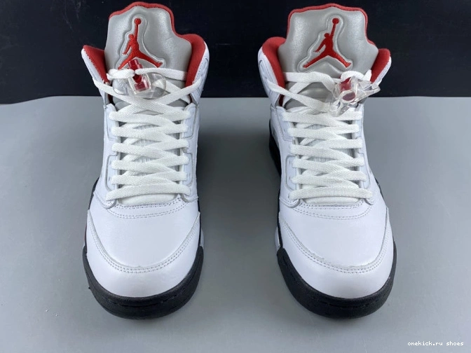 Rep Silver DA1911-102 Retro (2020) Tongue Jordan Red Fire 5 Air 0726